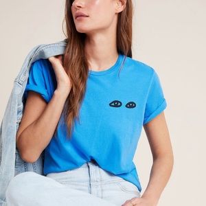 Clare V. for Anthropologie Les Yeux T-shirt